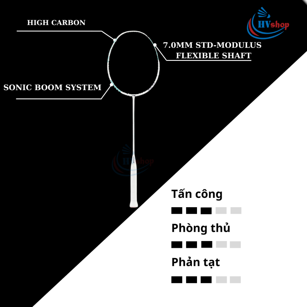 Vợt cầu lông Lining Axforce 10 chính hãng, KHUNG CHƯA CĂNG, kèm quà tặng hấp dẫn - HVShop