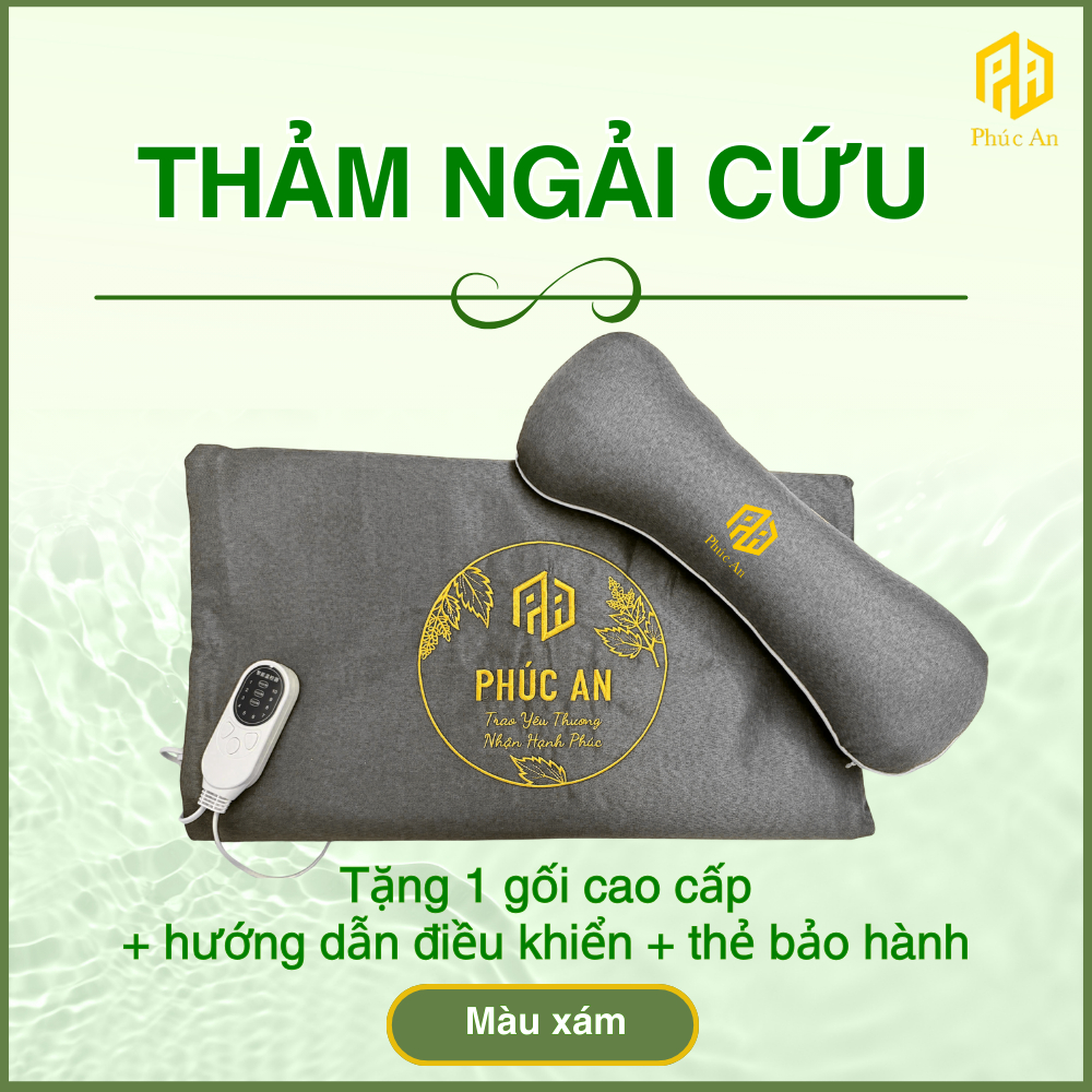 [CHÍNH HÃNG] Thảm ngải cứu chính hãng PHÚC AN, đau mỏi xương khớp, Quà tặng cho ông bà, cha mẹ