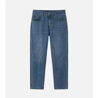Quần Jeans Nam BOO Dáng Straight Thêu Logo Dễ Phối Đồ, Chất Liệu Cao Cấp