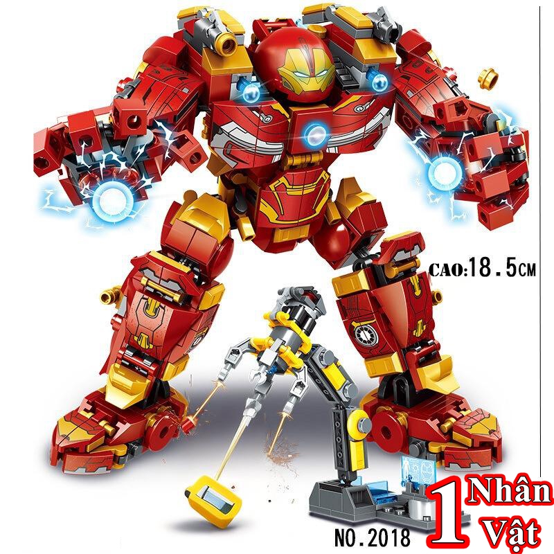 568 Chi Tiết - Iron men - Bộ Đồ Chơi Lắp Ráp Xếp Hình Mô Hình Người Sắt ...
