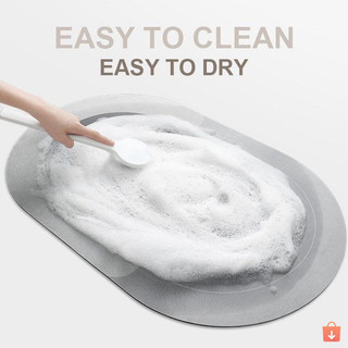 Combo 5 thảm lau chân silicon chống trượt siêu thấm, thảm chùi chân đế cao su dày dặn cao cấp