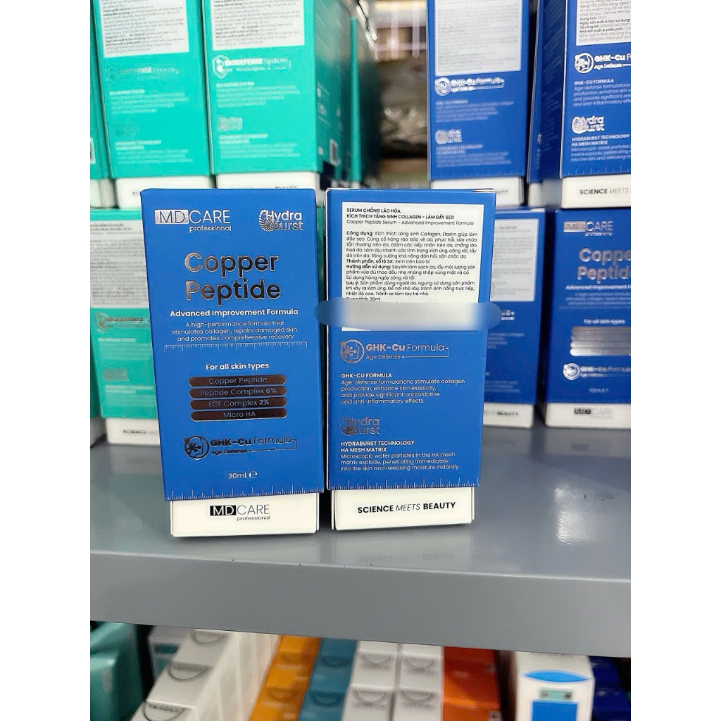 [HÀNG CTY] Serum MD CARE Copper Peptide Serum Giảm Lão Hóa, Tăng Sinh Collagen 30ml