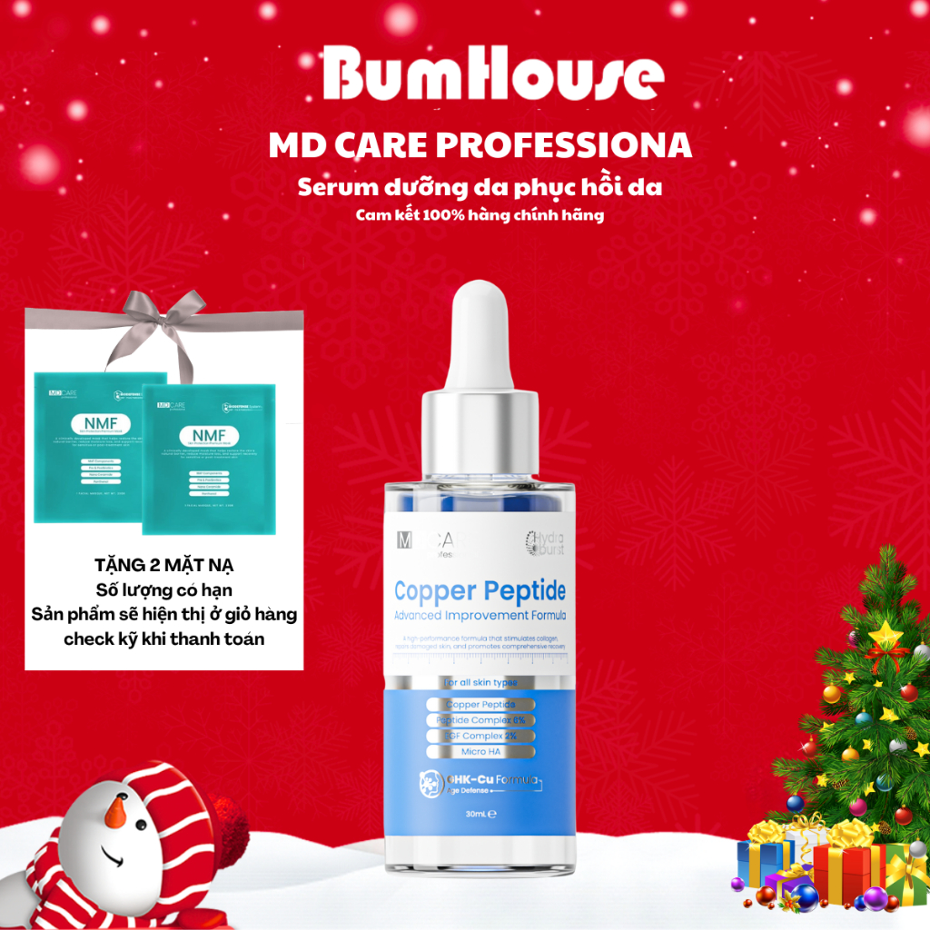 [HÀNG CTY] Serum MD CARE Copper Peptide Serum Giảm Lão Hóa, Tăng Sinh Collagen 30ml