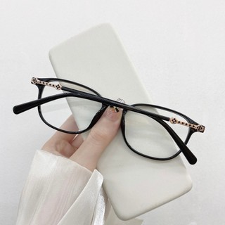 Gọng Kính Cận - Gọng Mắt Vuông Nhựa Kết Hợp Kim Loại Phong Cách Hàn Quốc Chống Bụi Ms Tr 86132