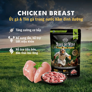 [COMBO 48 - 24 GÓI TIẾT KIỆM] Pate Sữa Dê Bite Of Wild 70g Cho Mèo - Bổ Sung Dinh Dưỡng Cho Mèo Từ 2 Tháng Tuổi