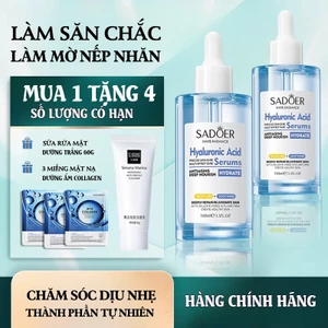 【MUA 1 TẶNG 4】Serum 5% Hyaluronic Acid + Ceramide 100ml, Cấp ẩm khóa ẩm sâu, ngăn ngừa nếp nhăn khô - CHÍNH HÃNG