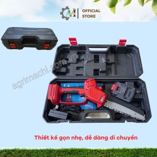 Máy cưa cầm tay dùng pin SC5802 – Pin 21V, lam 8 inch, công suất 400W, cắt gỗ & cành cây_ Agrimachi