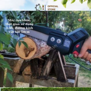 Máy cưa cầm tay dùng pin SC5802 – Pin 21V, lam 8 inch, công suất 400W, cắt gỗ & cành cây_ Agrimachi