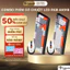 Combo Phím Chuột Gaming Chính Hãng Deiog AK918 – 98 Phím, LED RGB, Trục Tím Linear Switch New 2025