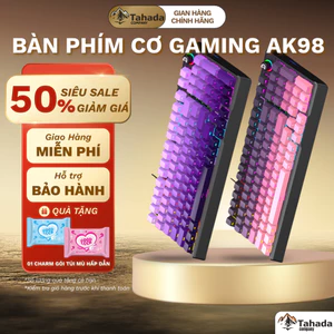 Bàn Phím Cơ Chính Hãng Deiog AK98 Gaming Keyboard 98 Phím Led RGB Liner Switch Núm Xoay Hot Swap