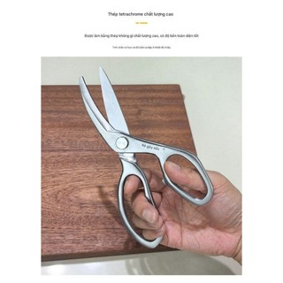 Kéo cán cong Chockmen [448] kéo cắt gà chắc khoẻ, sắc bén với thép không gỉ cr7