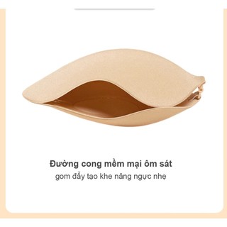 Miếng Dán Nâng Ngực Tạo Khe Đệm Mỏng Hình Xoài Cài TrướcTái Sử Dụng Nhiều Lần 113