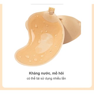 Miếng Dán Nâng Ngực Tạo Khe Đệm Mỏng Hình Xoài Cài TrướcTái Sử Dụng Nhiều Lần 113