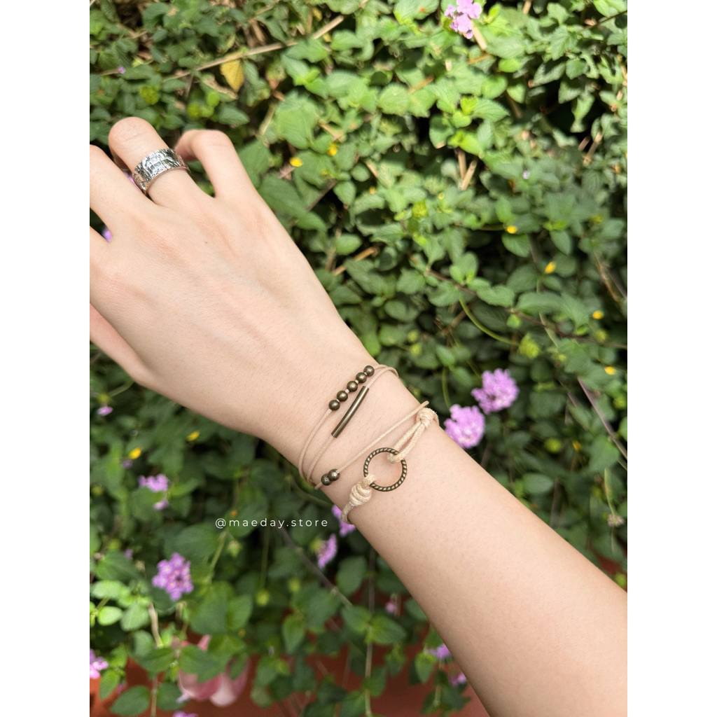 Vòng tay Kudo - Vòng nút thắt khoen đồng handmade