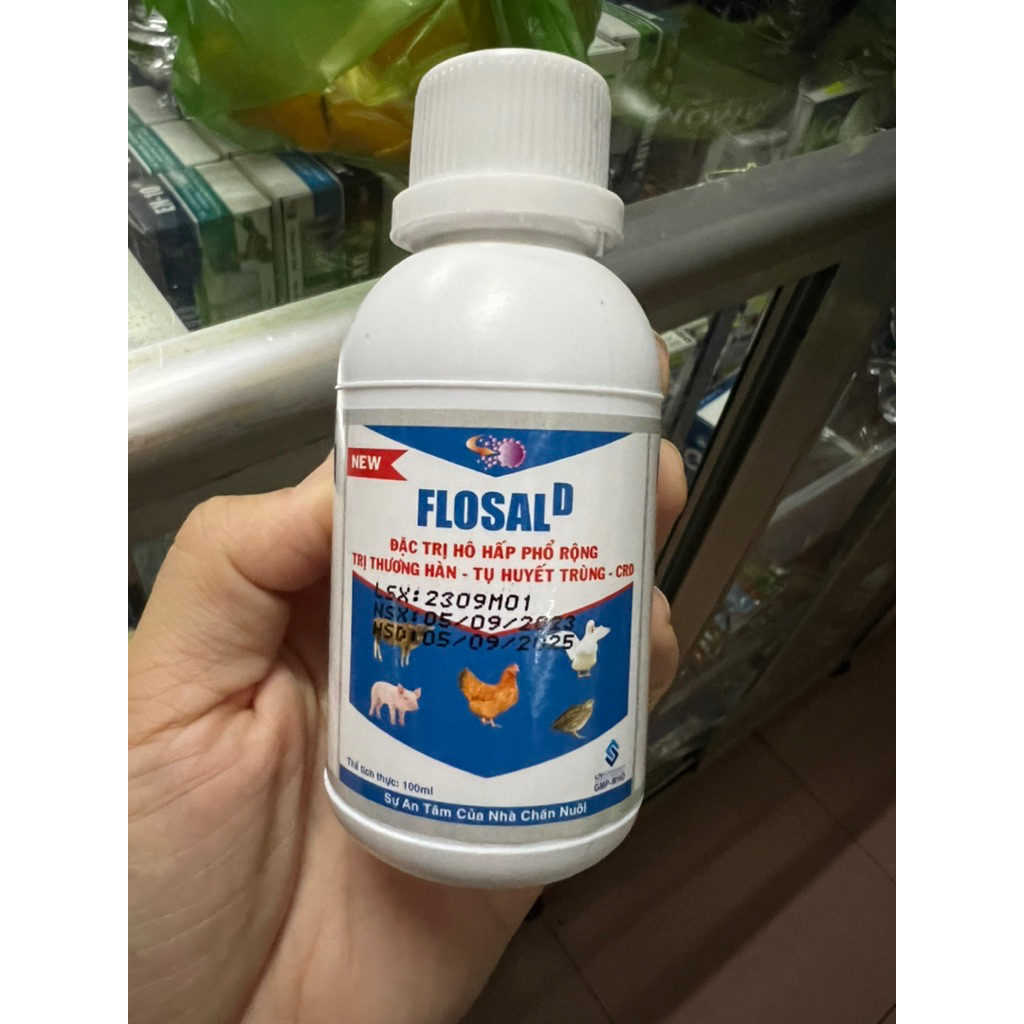 [ Chai 100ml ] - FLOSAL D - Bổ sung cho vật nuôi | Shopee Việt Nam