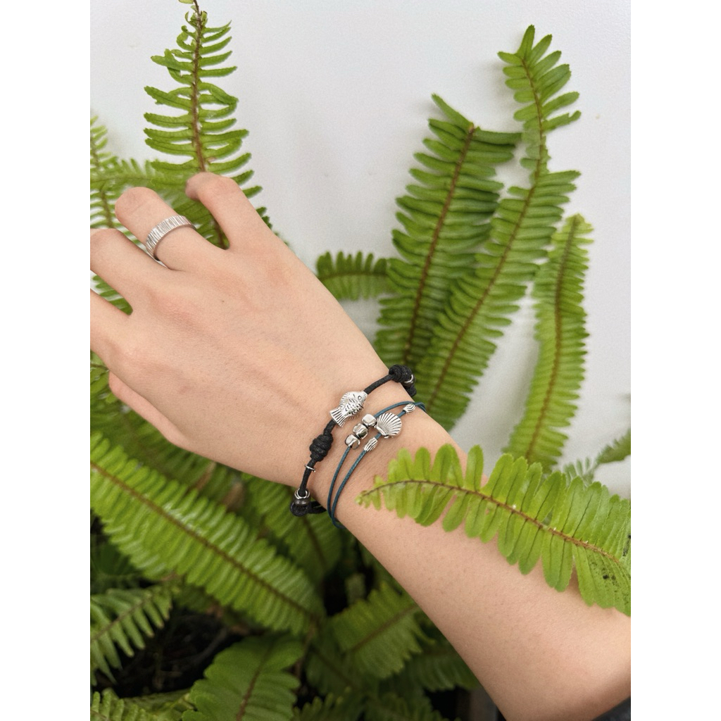 Set vòng Sakana - Vòng tay, vòng cổ / dây chuyền charm cá béo ú