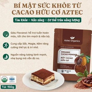 Bột Cacao Hữu Cơ Organic Cocoa Powder Aztec Organics