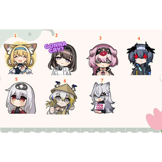 Arknights Vinyl keychain: Wisadel, Logos, Priestess, Suzuran, Goldenglow, Shu, Lappland, Skadi