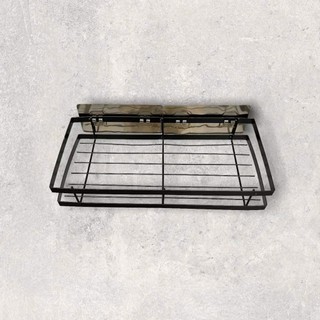 Kệ để gia vị nhà bếp, kệ đựng đồ đa năng treo tường sử dụng miếng dán tường chắc chắn, tiện lợi, không cần khoan đục
