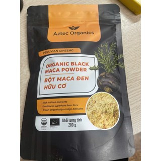 Bột Maca Hữu Cơ Aztec Organics 200g