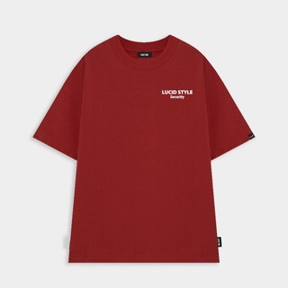 Áo thun unisex form rộng Lucid Style chất vải cotton in brand name