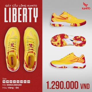Giày Cầu Lông, Pickleball Kamito Liberty, Đế Giày Giảm Chấn, Lót Giày Eva Êm Ái