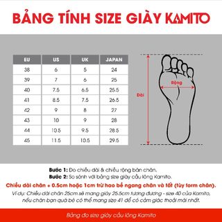 Giày Cầu Lông, Pickleball Kamito Liberty, Đế Giày Giảm Chấn, Lót Giày Eva Êm Ái