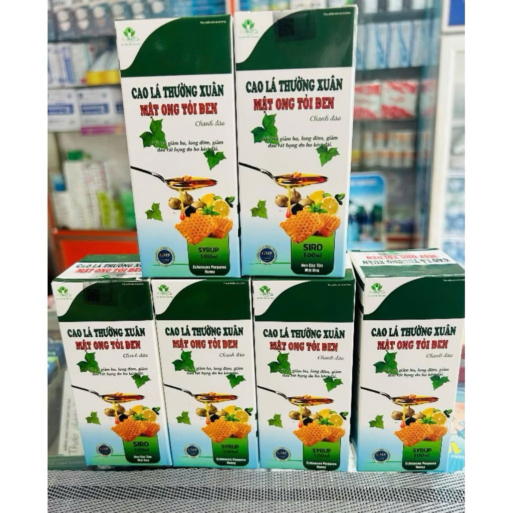 siro cao lá thường Xuân mật ong tỏi đen(hàng date mới nhất)