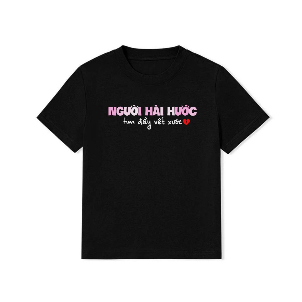 Áo Thun Baby Tee Người Hài Hước Trái Tim Đầy Vết Xước Câu Nói Text Vui Cotton 250gsm In Theo Yêu Cầu