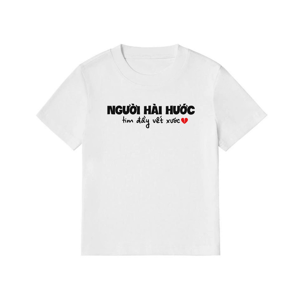 Áo Thun Baby Tee Người Hài Hước Trái Tim Đầy Vết Xước Câu Nói Text Vui Cotton 250gsm In Theo Yêu Cầu