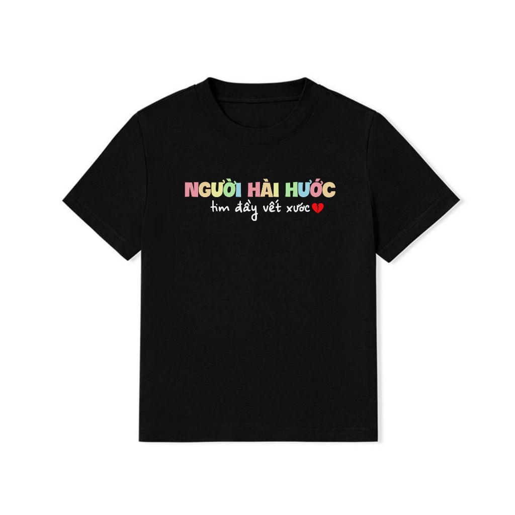 Áo Thun Baby Tee Người Hài Hước Trái Tim Đầy Vết Xước Câu Nói Text Vui Cotton 250gsm In Theo Yêu Cầu