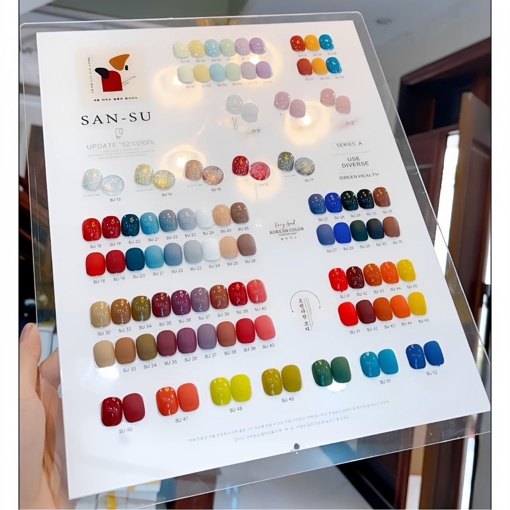 [ƯU ĐÃI SẢN PHẨM MỚI] Combo 5 Chai Màu Ngẩu Nhiên Không Trùng Màu Set 52 Màu Sơn Gel Sansu