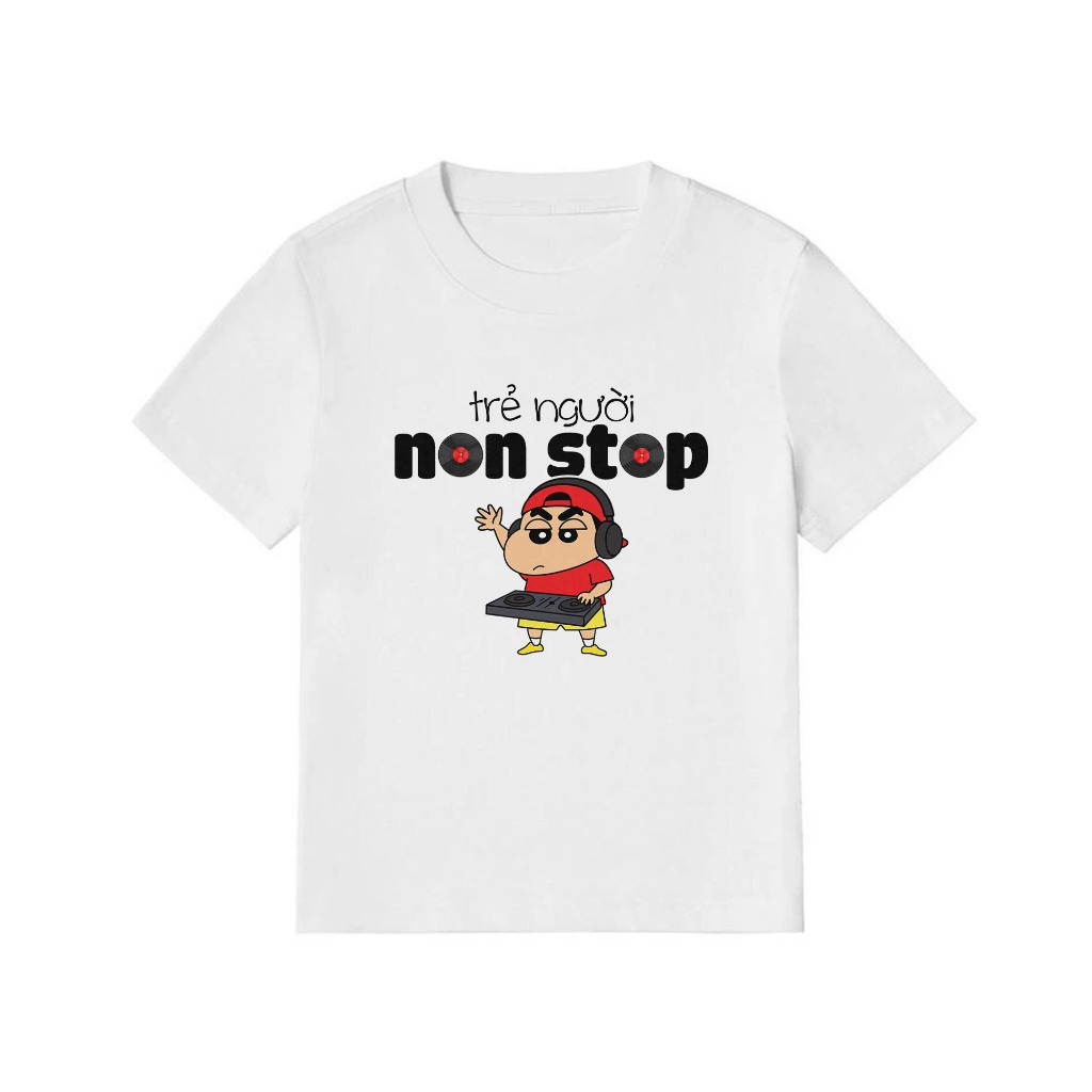 Áo Thun BabyTee Hài Hước Trẻ Người Non Stop Câu Nói Text Hài Độc Lạ Meme Cotton 250gsm In Theo Yêu Cầu