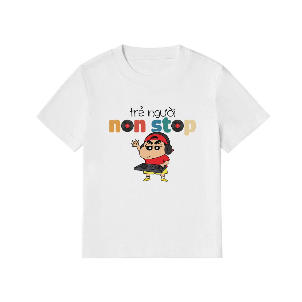 Áo Thun BabyTee Hài Hước Trẻ Người Non Stop Câu Nói Text Hài Độc Lạ Meme Cotton 250gsm In Theo Yêu Cầu