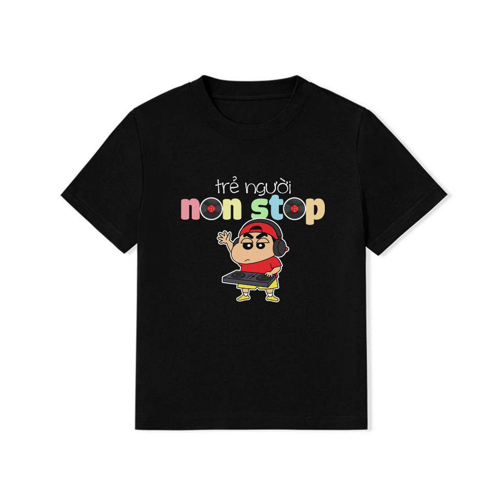 Áo Thun BabyTee Hài Hước Trẻ Người Non Stop Câu Nói Text Hài Độc Lạ Meme Cotton 250gsm In Theo Yêu Cầu