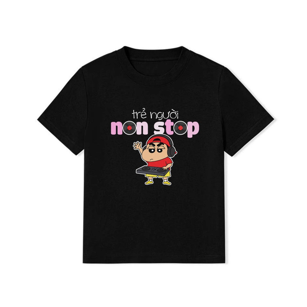 Áo Thun BabyTee Hài Hước Trẻ Người Non Stop Câu Nói Text Hài Độc Lạ Meme Cotton 250gsm In Theo Yêu Cầu