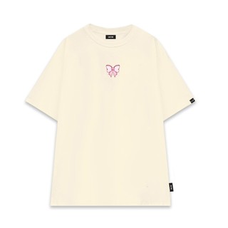 Áo thun unisex form rộng Lucid Nơ Baby chất vải cotton in brand name