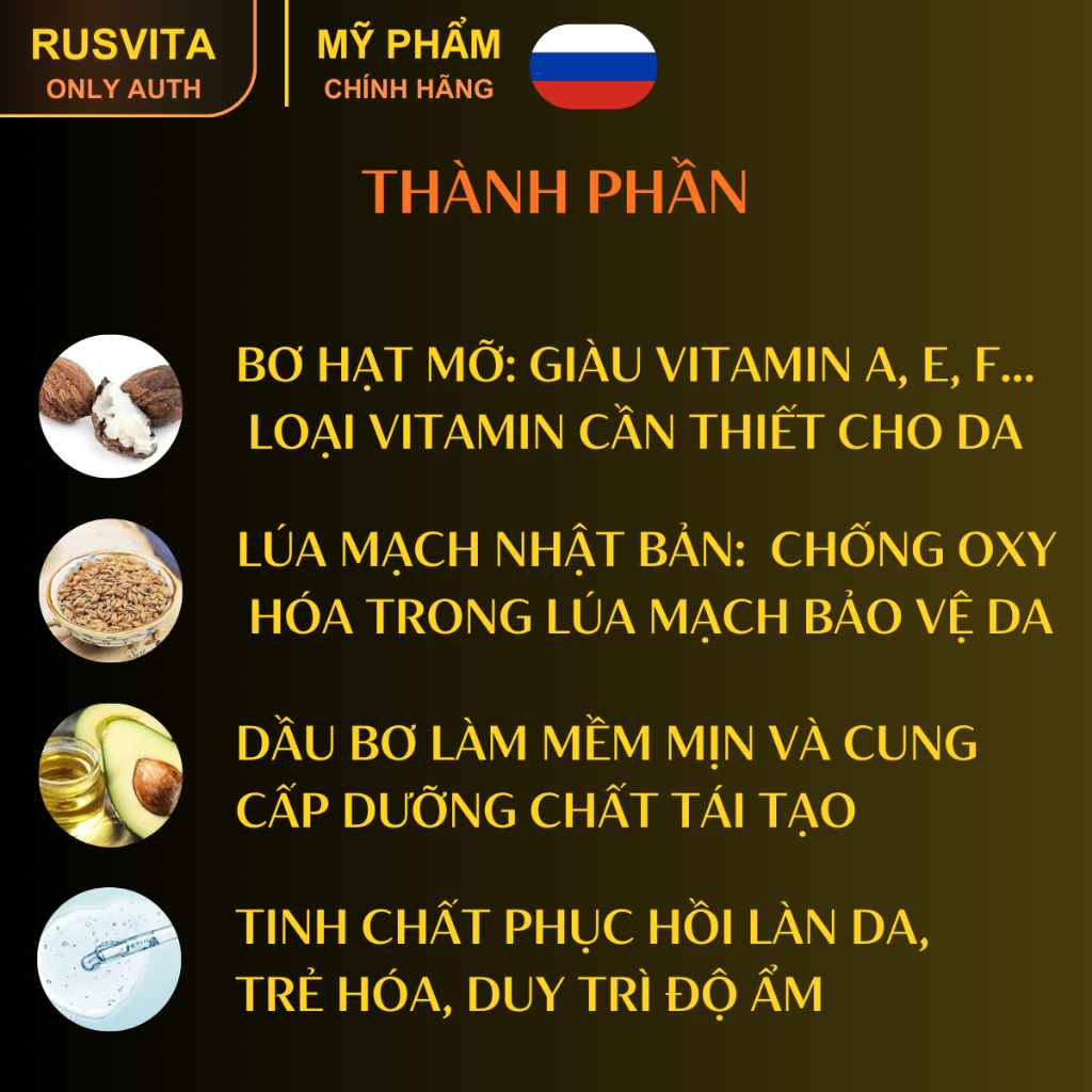 [Kem giảm nhăn da tay KPEM nhập khẩu Nga chính hãng] dưỡng ẩm, chống lão hóa, bảo vệ, sáng da hiệu quả 100ml