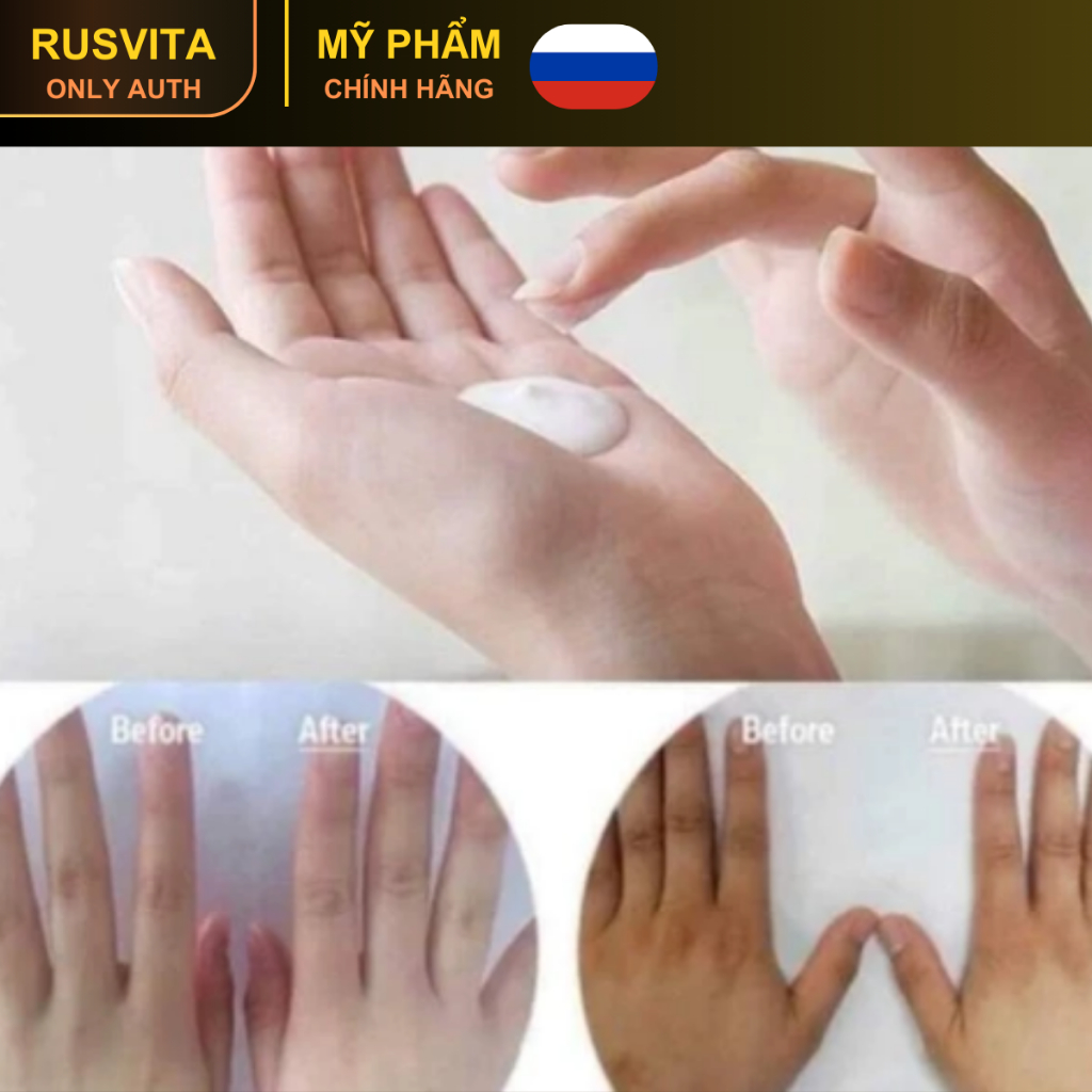 [Kem giảm nhăn da tay KPEM nhập khẩu Nga chính hãng] dưỡng ẩm, chống lão hóa, bảo vệ, sáng da hiệu quả 100ml