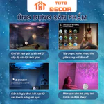 Đèn thiên hà V7 Pro CHILNEXX đèn chiếu vũ trụ kết nối loa bluetooth đèn ngủ đèn LED đa năng làm quà tặng ý nghĩa — ảnh 3