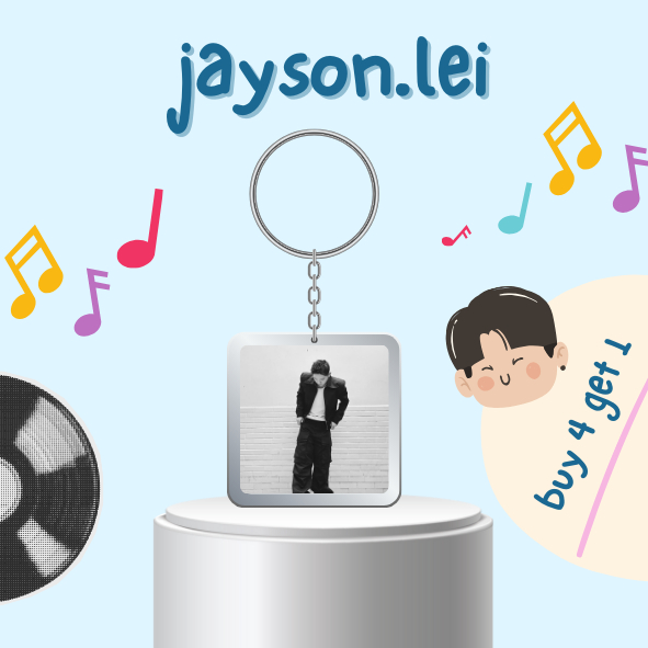 [Mua 4 tặng 1] Móc khoá nhựa/Keyring anh trai Jaysonlei chương trình Anh trai say Hi 2025 30 anh trai (Đọc mô tả để biết