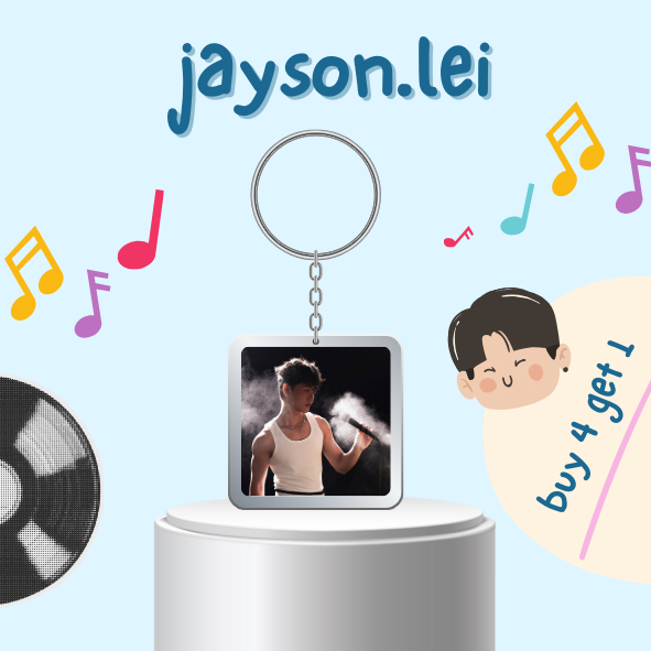 [Mua 4 tặng 1] Móc khoá nhựa/Keyring anh trai Jaysonlei chương trình Anh trai say Hi 2025 30 anh trai (Đọc mô tả để biết