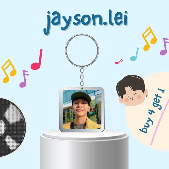 [Mua 4 tặng 1] Móc khoá nhựa/Keyring anh trai Jaysonlei chương trình Anh trai say Hi 2025 30 anh trai (Đọc mô tả để biết