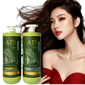 Cặp gội xả keratin Medoly Green 2000ml daily care chính hãng AT9 Naly Shop