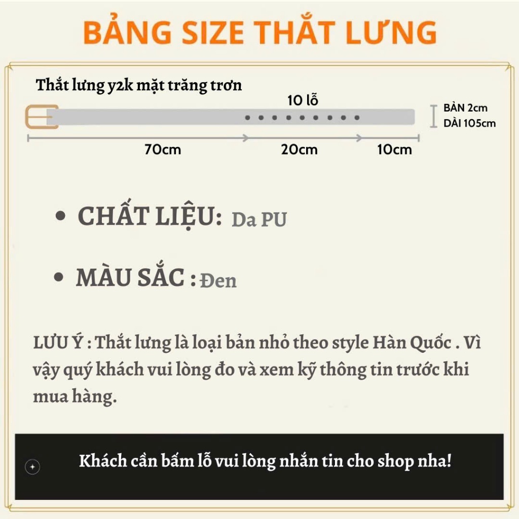 Thắt lưng da nam nữ Đai váy gài bản nhỏ KHÔNG CẦN BẤM LỖ mini 1cm  Belt dây nịt váy đầm áo sơ mi blazer bản nhỏ basic