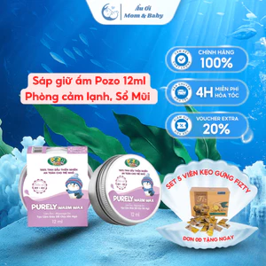 Sáp Giữ Ấm Pozo Giúp Giữ Ấm Cơ Thể, Giúp Bé Ngủ Ngon, Sâu Giấc - Lọ 12ml