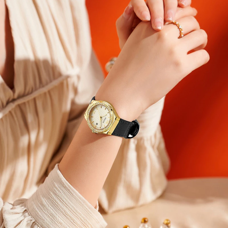 Julius Official Đồng hồ Julius JA-1395 dây da — ảnh 1