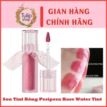 ( MÀU MỚI 15, 16, 17 )Son Tint Bóng Peripera Water Bare Tint