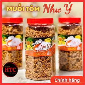 Muối tôm Như Ý chính hãng hạt to giòn rộp, đậm đà dùng chấm trái cây, ướp thịt siêu ngon, hũ 400g