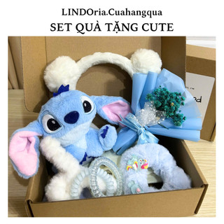 Set Quà Sinh Nhật Cute LINDOria, Quà Tặng Bạn Gái 20/10, 14/2, 8/3, Capybara, Cinnamoroll, Kitty..